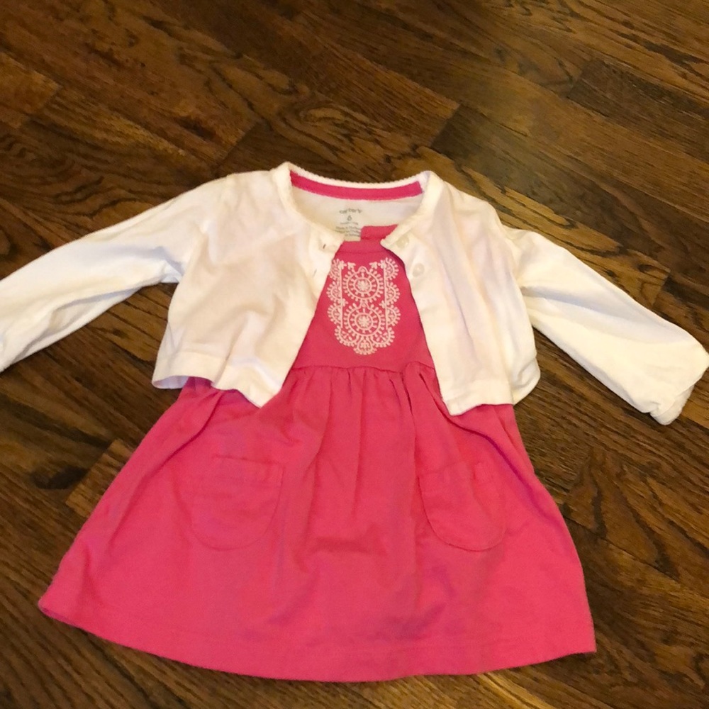 Caters dress and sweater set